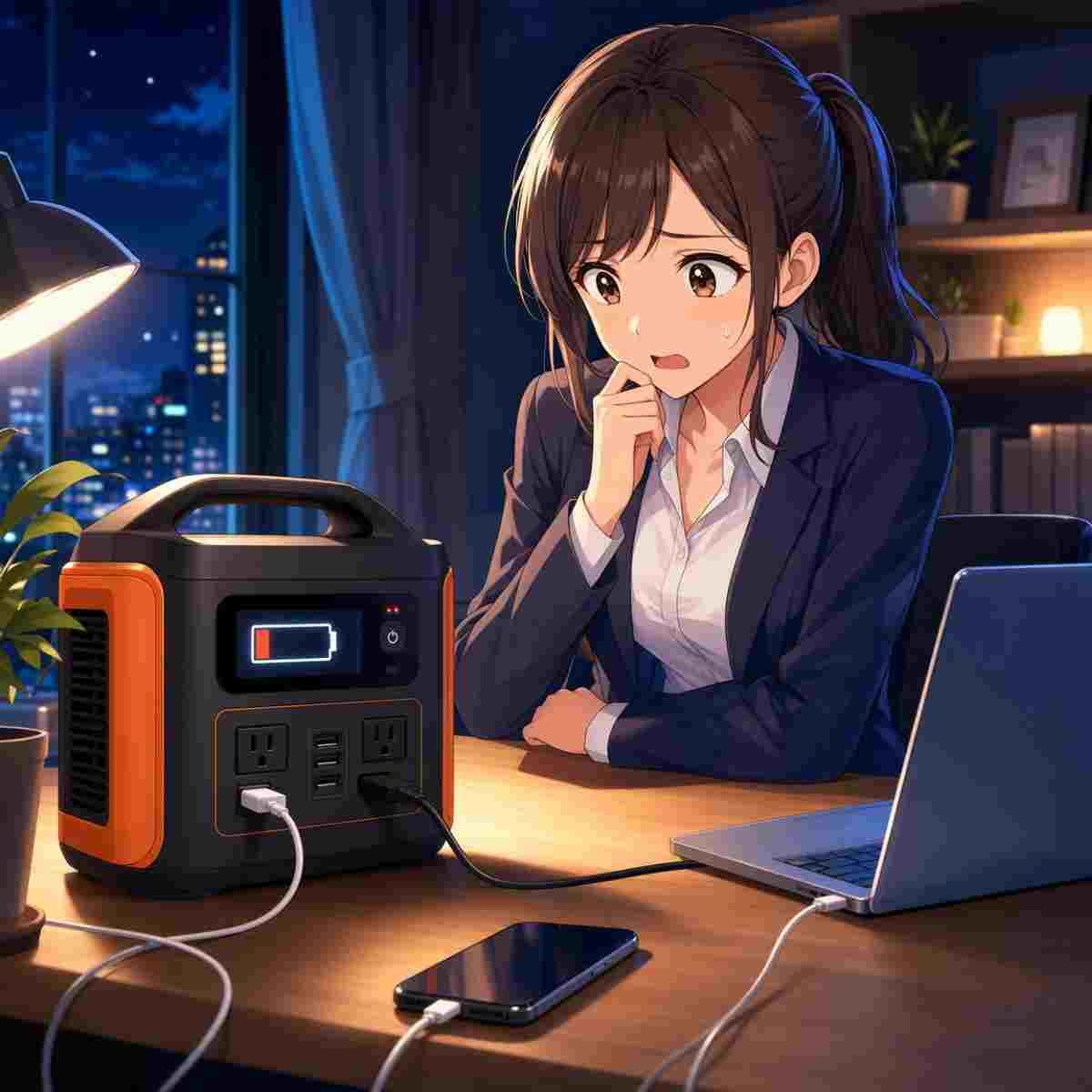 ポータブル電源だけで生活できる？ソーラーなしの限界