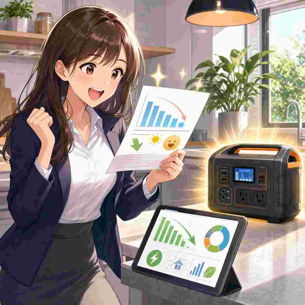 ポータブル電源と電気代節約ブログが証明する節電効果