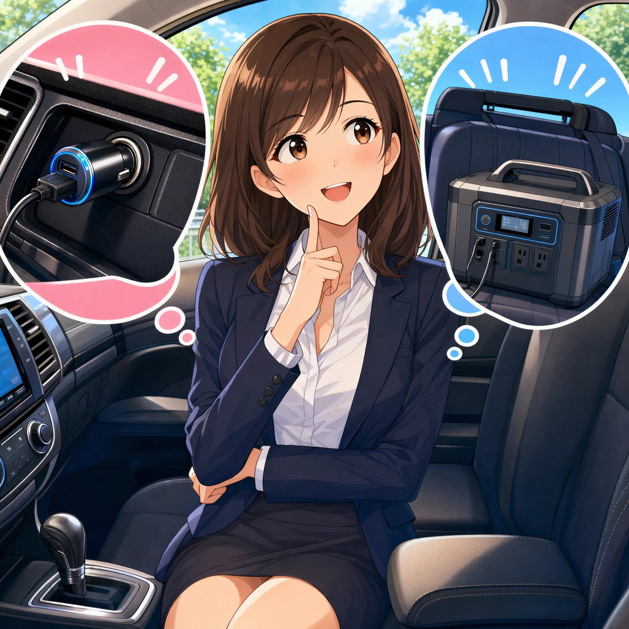 シガーソケット充電との比較で分かる必要性