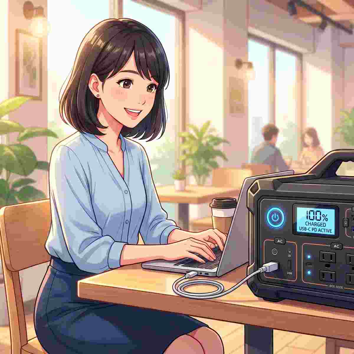 USB PD給電でノートパソコンの稼働時間を最大化する方法