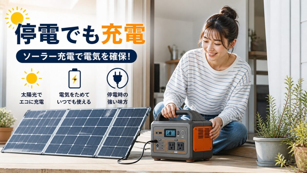 ソーラー充電