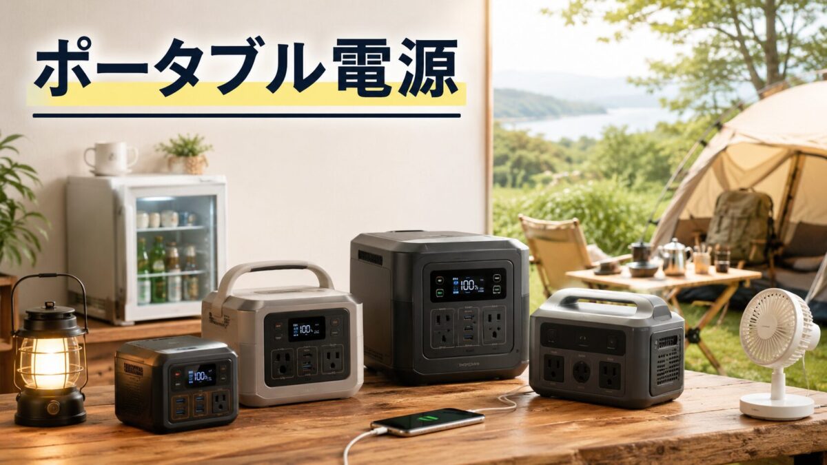 ポータブル電源の記事一覧｜選び方・使い方・充電方法