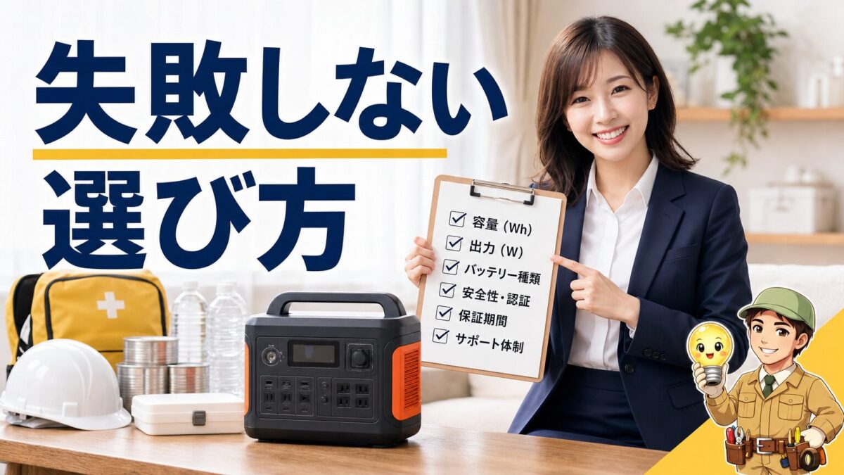 新興ポータブル電源ブランドを失敗せず選ぶための画像